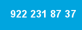 922 231 87 37 922 231 87 37